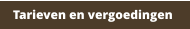Tarieven en vergoedingen