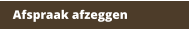 Afspraak afzeggen